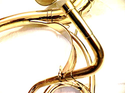 Im Indian Handmade Brass Finish 4 Valve Sousaphone Brass Made Tuba Mouth Piece With Bag #TOP5