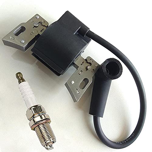 LIYYOO 593872 799582 Ignition Coil + Spark Plug Compatible with Briggs & Stratton 08P502 09P602 09P702 Armature Magneto Lawn Mower Engines - Thumbnail 5