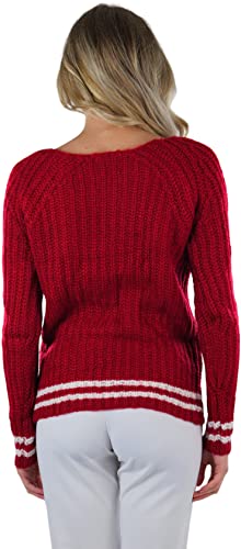 Image of ToBeInStyle Women's Classic Long Sleeve V-Neck Pullover Sweater