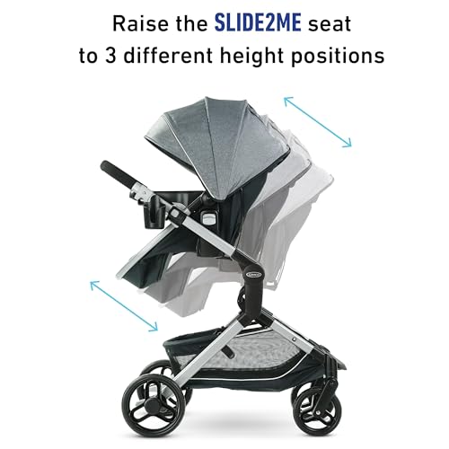 graco modes nest travel system 3-in1 modular carseat stroller combo adjustable slide2me infant car seat carrier to toddler stroller includes the snugride dlx infant car seat sullivan