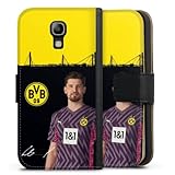 LASCHE FÜR EXTRA SCHUTZ - Schutzhülle und Walletcase zugleich: Das Flip Wallet in schwarz enthält drei Innenfächer als Visitenkartenetui, Kreditkartenetui oder für Geldscheine.