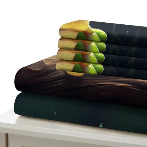 Housse de couette grenouille 3D en microfibre résistante avec fermeture éclair - 7