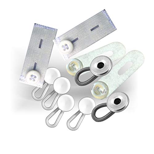 10 Shirt Collar Extenders (4 Type) White