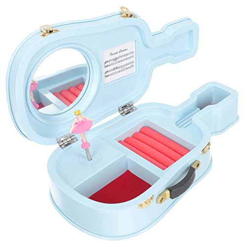 IMIKEYA Music Lovers' Violin Musical Box Acrylic Makeup Bag for Boys and Girls