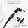 ZOZO 90W AC Universal Laptop Charger for HP Dell Gateway Toshiba Lenovo Acer Asus Samsung Sony Fujitsu Notebook Ultrabook Chromebook DC 12V 16V 18.5V 19V 19.5V 20V Power Adapter Supply Cord #4