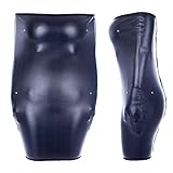 LWCFDC BDSM Ganzkörper Schlafsack Aus Lackleder – Unisex Bondage Sack Für Paare, Fetisch & PU-Leder Mumienbeutel Mit Verstellbarer Schnürung, Ganzkörper Fessel & SM Kostüm Dessous,M