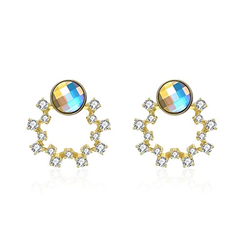 Boucles d'oreilles couronne étincelantes pour sublimer vos soirées
