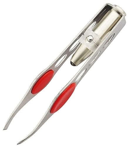 Detalles sobre Pinzas con luz LED para depilación Pestañas Herramienta de cejas Maquillaje # DJ0342 Limpiador de pestañas,Herramienta de pestañas,Herramienta de clip de pestañas,Pelo de