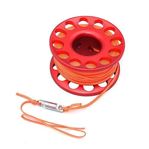 Namvo 30m Tauch Fingerspule, Fingerspule Fußtauchspule mit P-förmigem Haken zum Tauchen