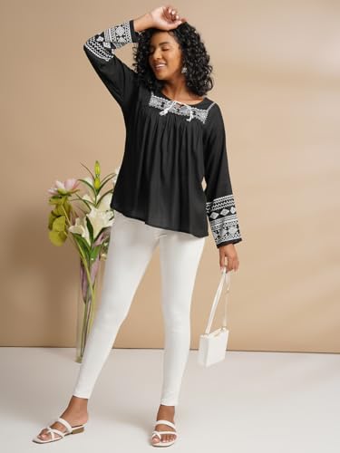 Image of ONE SKY Women Full Length Leggings | Cotton Modal Spandex Blend | High Waist Stretchable & Bio-Washed Fabric | Colour-Lock Technology | Comfortable Leggings for Women