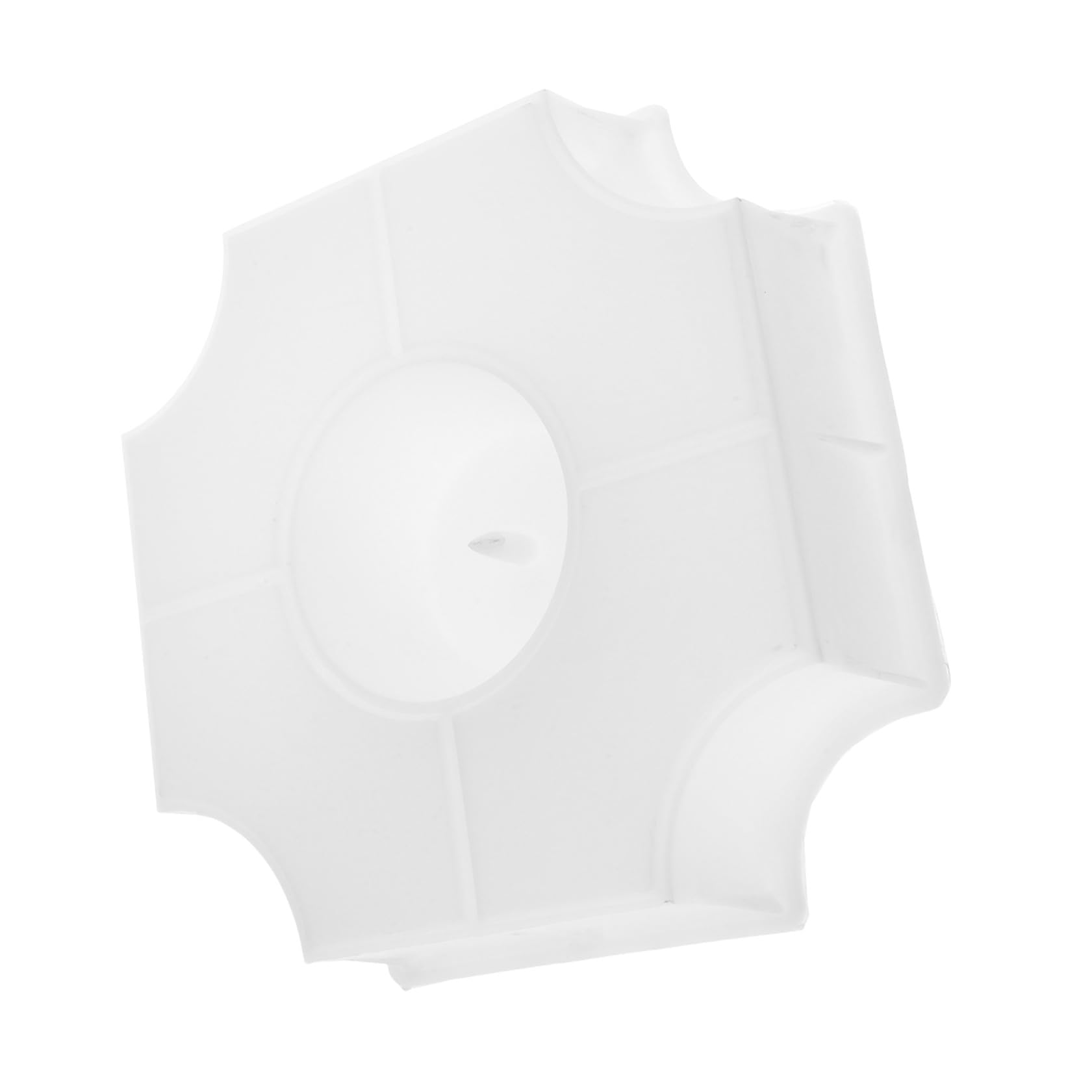 Moule pour Dalles de Jardin en Pierre Blanche, Surface Lisse Réutilisable | Cour et Potager, Finition Pierre Blanche, Décoratif en Béton Extérieur, Forme Lisse, Réutilisable