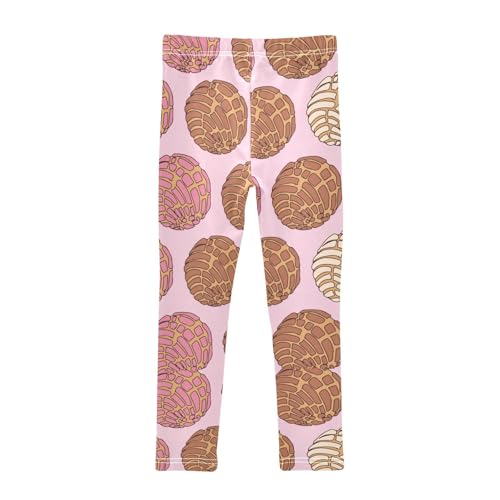 ZZKKO Girls Leggings Cute Mexico Kangxu Bread Toddler Girls Clothes Leggings for Girls Toddler Girls Leggings 3-4T2