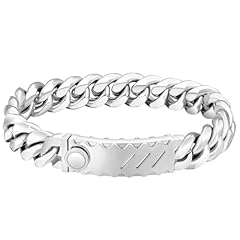 12mm-white gold-wave clasp