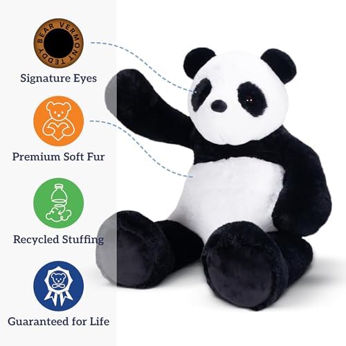 Amazon.com: Vermont Teddy Bear Giant Panda Plush 4FT | USA Bear