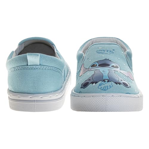 Disney Lilo and Stitch Lowtop Sneakers - Stitch Low Top Shoes Slipon Closure Cushioned Lightweight (Sizes 12-4 Kids, 5-10 Adults)3