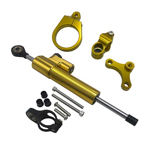 EAMOM Suporte de amortecedor de estabilizador de direção de motocicleta para amortecedor mecânico de