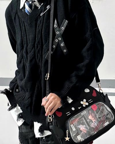 Cat Ita Bag para fan de Kpop Anime bolso bandolera miniatura 7
