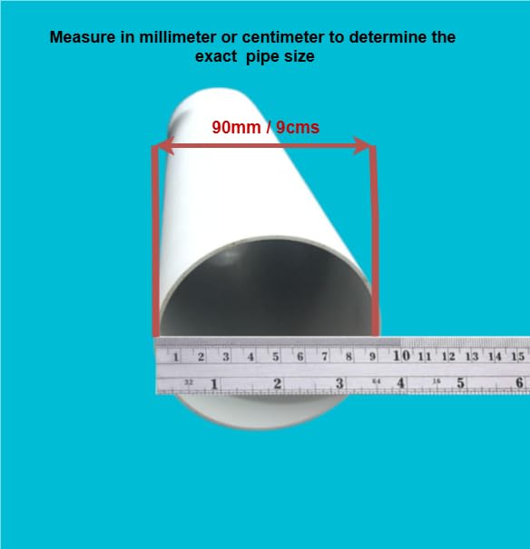 Image of PVC SWR Pipe Flip Cover Valve, Prevent from Rats, Pests and Other Reptiles, Anti-Pest, Anti-Rat & Reptile Blocker (3 inch /90mm)