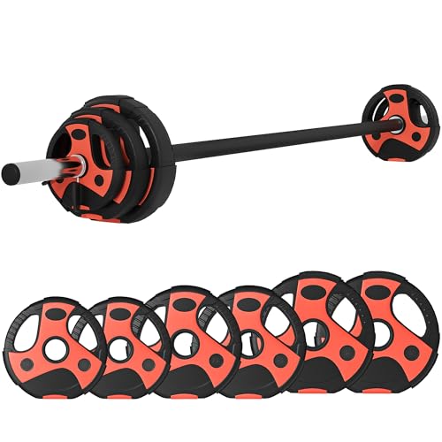 SPORTNOW Ensemble d'haltère 20 kg, kit...
