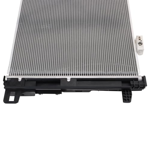 Image of TRQ A /C Condenser and Receiver Drier Assembly for 08-14 Mercedes-Benz C300 08-15 C350 08-15 C63 AMG 10-15 GLK350 14-16 E250 12-16 E350 11-15 E63 AMG 13-19 SL63