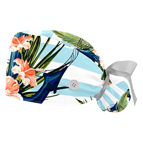 Chapeaux de travail JDEZ : lot de 2 casquettes bouffantes contre la chaleur et la sueur
