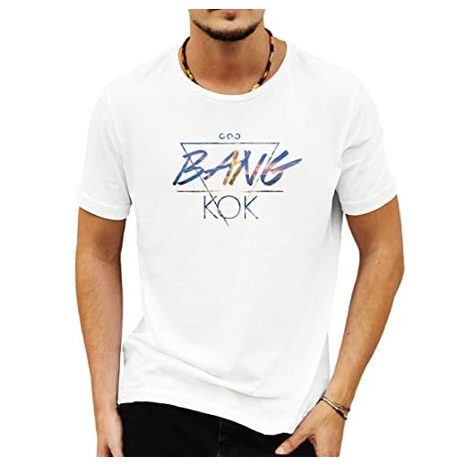 Wild Soul Tees T-shirt för män Bangkok huvudstad i Thailand Asien