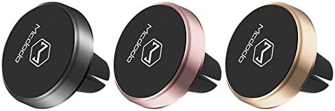 Miniatura 3 de MCDODO Soporte magnético para teléfono con ventilación de aire con rotación de 360, aluminio fuerte, universal para teléfonos inteligentes y mini