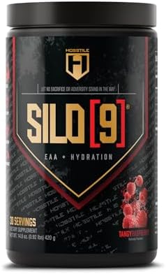 HOSSTILE SILO[9] Essential Amino Acids, EAA & BCAA Powder, Electr...