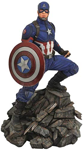 DIAMOND SELECT TOYS Marvel Premier Collection: Avengers Endgame Captain America Statue,Multicolor
