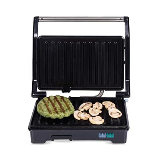 UNIVERSALBLUE Grill Eléctrico 750W | Parrilla Eléctrica Apertura 180º | Regulador Temperatura