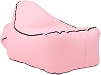 Vista 11 de Silla inflable, pequeño sofá inflable individual, tumbona plegable, sofá de aire portátil para estar en interiores, tienda de campaña, actividades