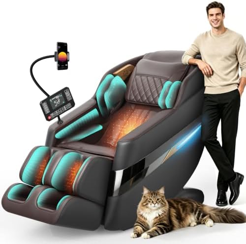 FURNIMAT 3D Massage Chair Full Body SL-Track, Body Scan, Shiatsu ...