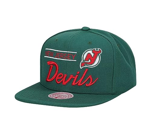 Mitchell & Ness New Jersey Devils Lock Up Vintage Snapback Cap