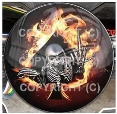 Tow Hitch Receiver Insert Cover Plug 2" x 2" Truck & SUV Fire Spade Skeleton Model-PYT-8888-3662