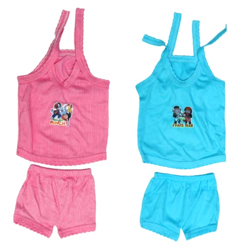 Newborn Baby Soft Cotton Multicolored T-Shirt and Shorts Combo Set for Born Baby 0-6 Month {Pack of 10} 2 Newborn Baby Soft Cotton Multicolored T-Shirt and Shorts Combo Set for Born Baby 0-6 Month {Pack of 10} - Image 2