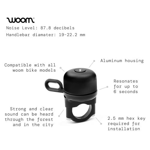 Woom 100222 Bing Bell, Children’S Classic Bicycle Bell Accessory, Aluminum Bike Bell thumb #1