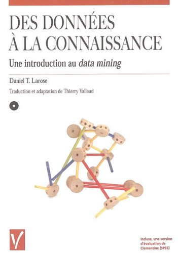 Télécharger Des données à la connaissance : Une introduction au data-mining (1Cédérom) Livre eBook France