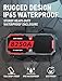 8250A Jump Starter, ATGFOX 12V Lithium Battery Booster Pack (Up to 10.0L Gas/8.0L Diesel Engines), Portable Jump Box, Car Jumper Starter w/Quick Charge, 2 USB-C Power Bank, 48-Month Standby 960CCA