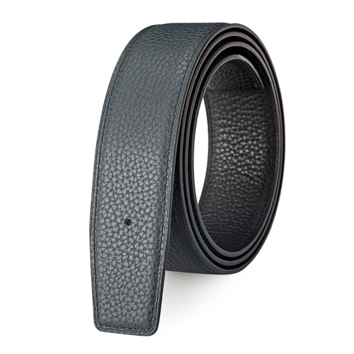 Vatee's Men Reversible Genuine Leather No Buckle Replacemen Belt Strap by Vatee's - Used condition - US$25.07