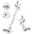 APOSEN Cordless Vacuum Cleaner, Powerful Suction Stick Vacuum Cleaner 4 in 1 with Rechargeable Battery and 1.2L Large Dust Container, Vacuum for Hard Wood Tile Floor Low Carpet Pet Hair