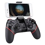 Bluetooth Mobile Game Controller, Smartphone Gaming Gamepad, Unterstützt Andriod/OS/Win 7/8/10 System, Geeignet für Smartphone/Tablet/TV, Set Top Box/PC