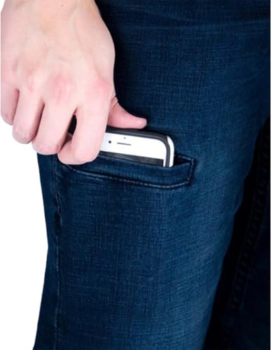 Cowgirl Tuff Western Jeans Womens Flannel M X-Long Dark Wash JPULLF4