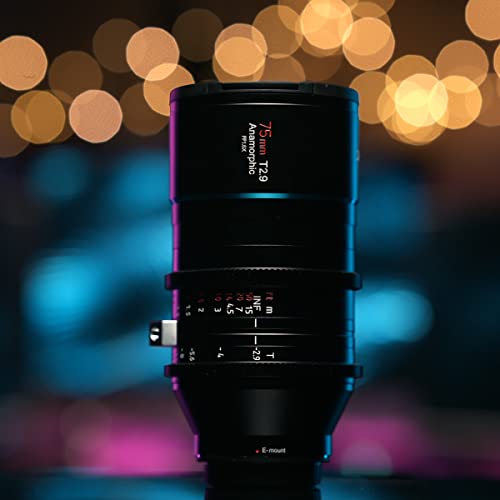 Objetivo anamórfico SIRUI 75mm T2.9 1.6X Montura E - Fernando Cortés Objetivo anamórfico SIRUI 75mm T2.9 1.6X Montura E - Fernando Cortés