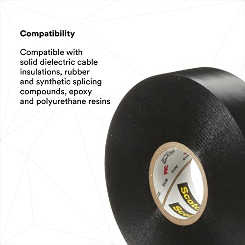 Cinta aislante de vinilo 3/4 x 44FT resistente para cables eléctricos 7