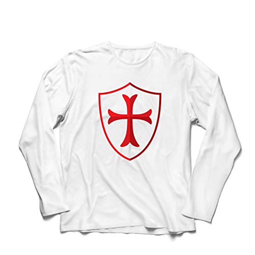 T-shirt manches longues homme héritage templiers et fierté chrétienne