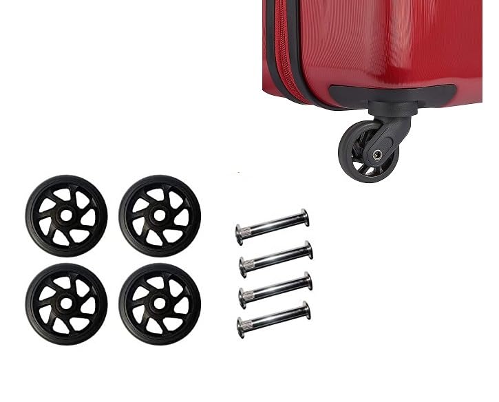 generic Crafscrop Wheels for Replacement and Repair for Suitcases/Trolly Bag (Black) - Compitable for Luggage Trolly:--picture-17