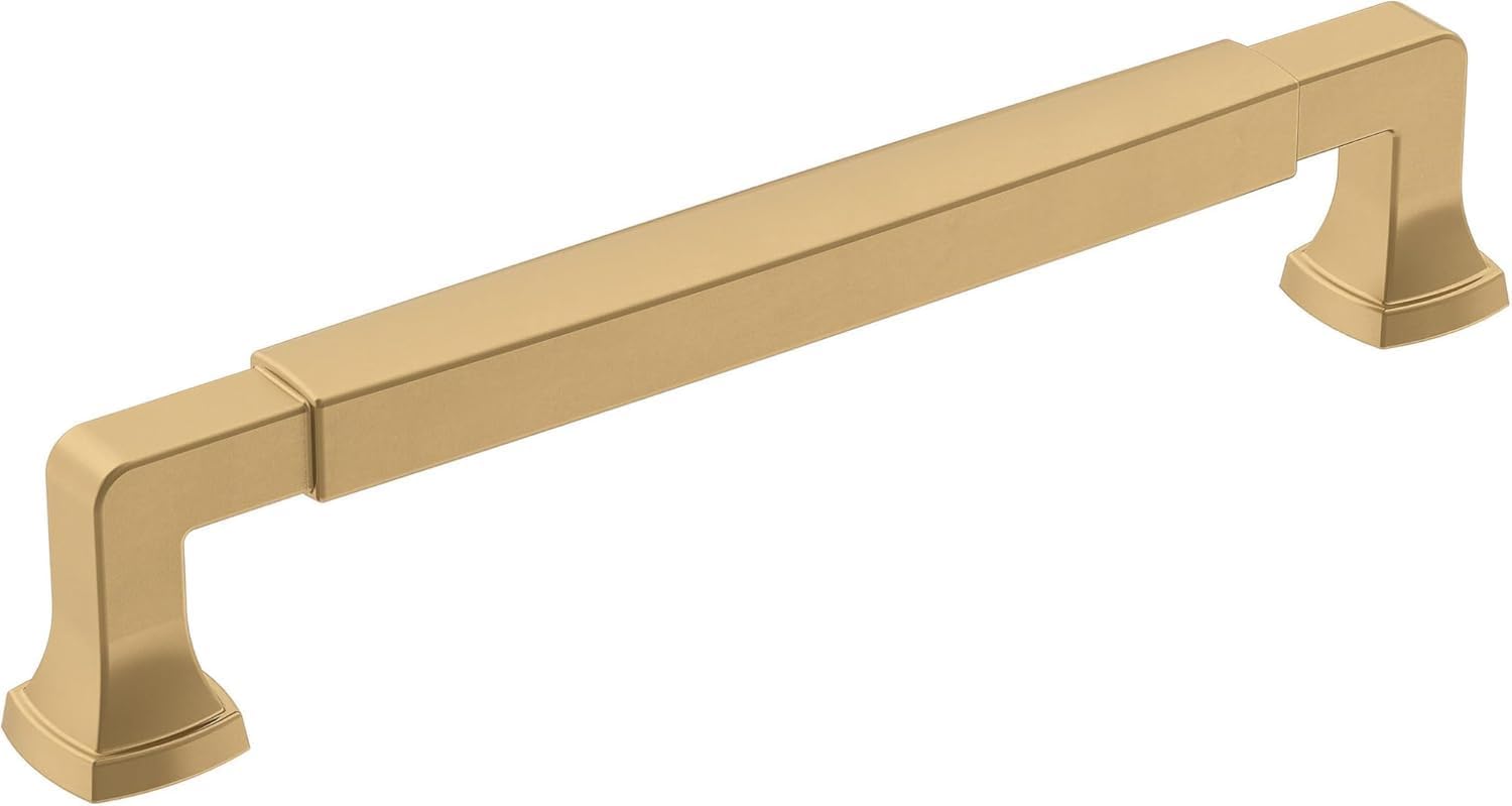 Amerock | Cabinet Pull | Champagne Bronze | 6-5/16 inch (160 mm) Center-to-Center | Stature | 1 Pack | Drawer Pull | Cabinet Handle | Cabinet Hardware