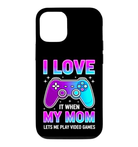 �������Ȃ��ƌ����� When My Mom Lets Play Video Games �X�}�z�P�[�X iPhone 12/12 Pro �p