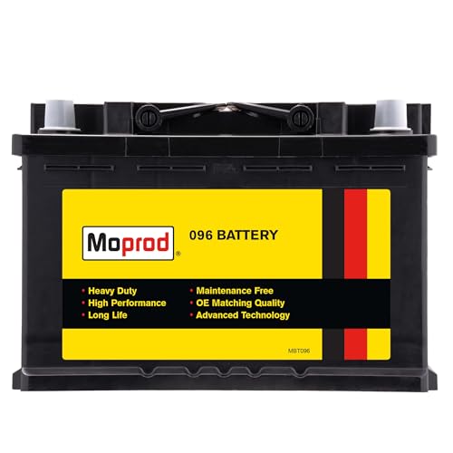 Moprod 096 Group 096 12 V Car Battery – High CCA, OEM-Quality, AGM Start-Stop Compatible, 70ah, black