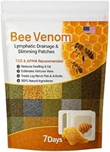 PELIRONE New Bee Venom Foot Patches Stress Relief Detox Patch Solution (1 BOX x 10 Patches) (5)